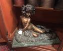 This charming decorative sculpture in bronze is a must have! 